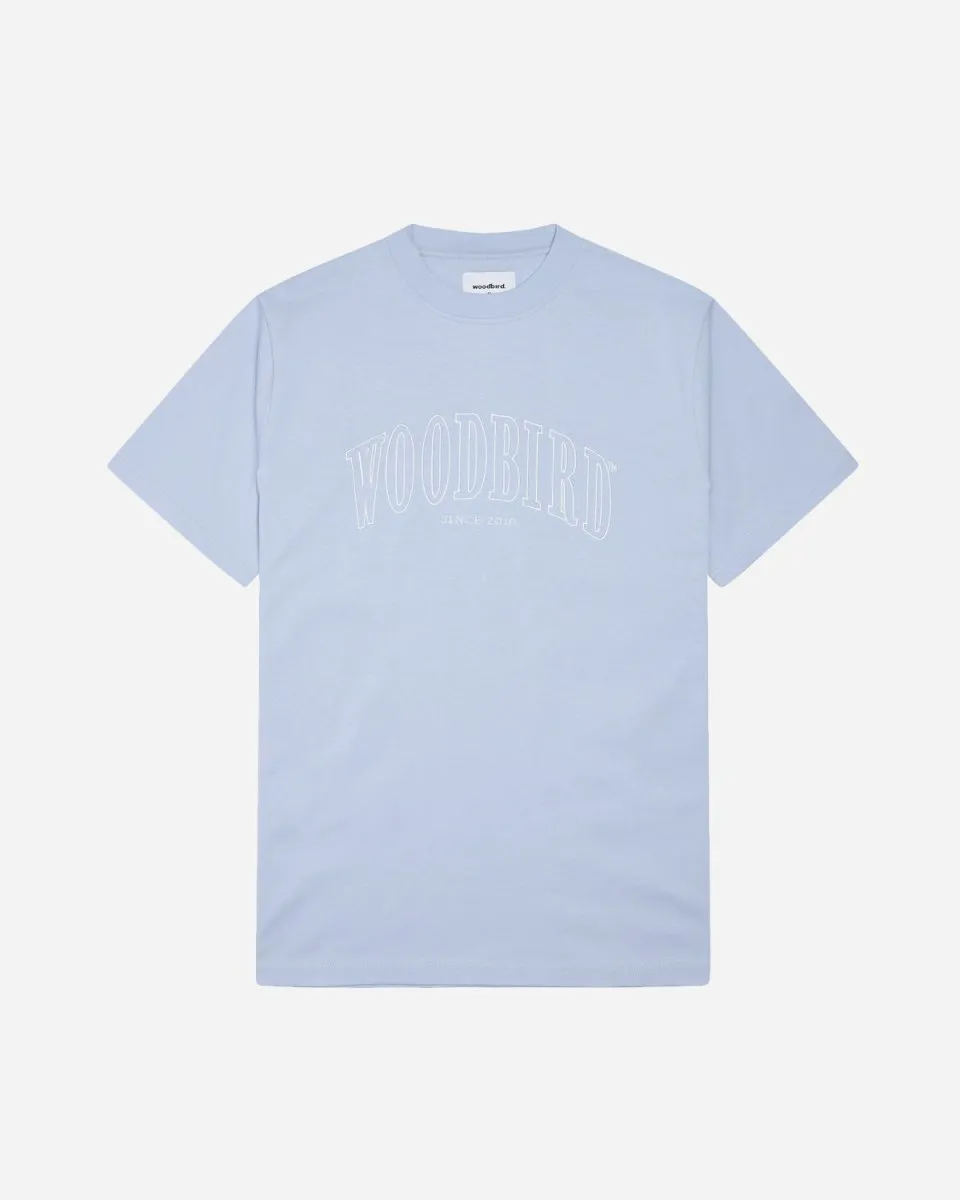 Rics Cover Tee - Steel Blue