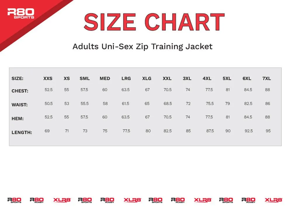 Rotorua Eastern Pirates Rugby Full Zip Jacket