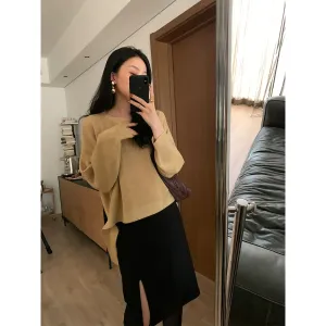 Round Neck Pullover Sweater