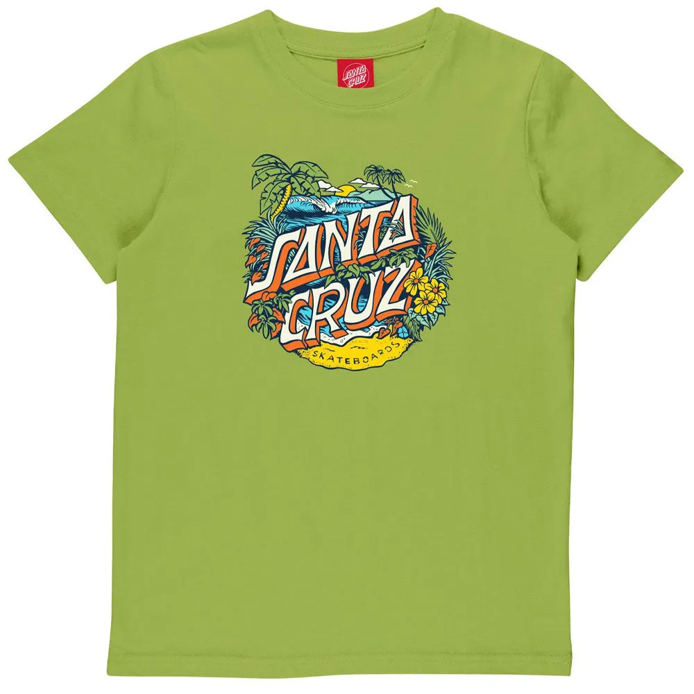 Santa Cruz Youth Aloha Dot Front T-Shirt