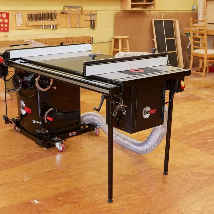 SawStop RT-TGP 27" In-Line Cast-Iron Router Table (Fits PCS & CNS Saws)