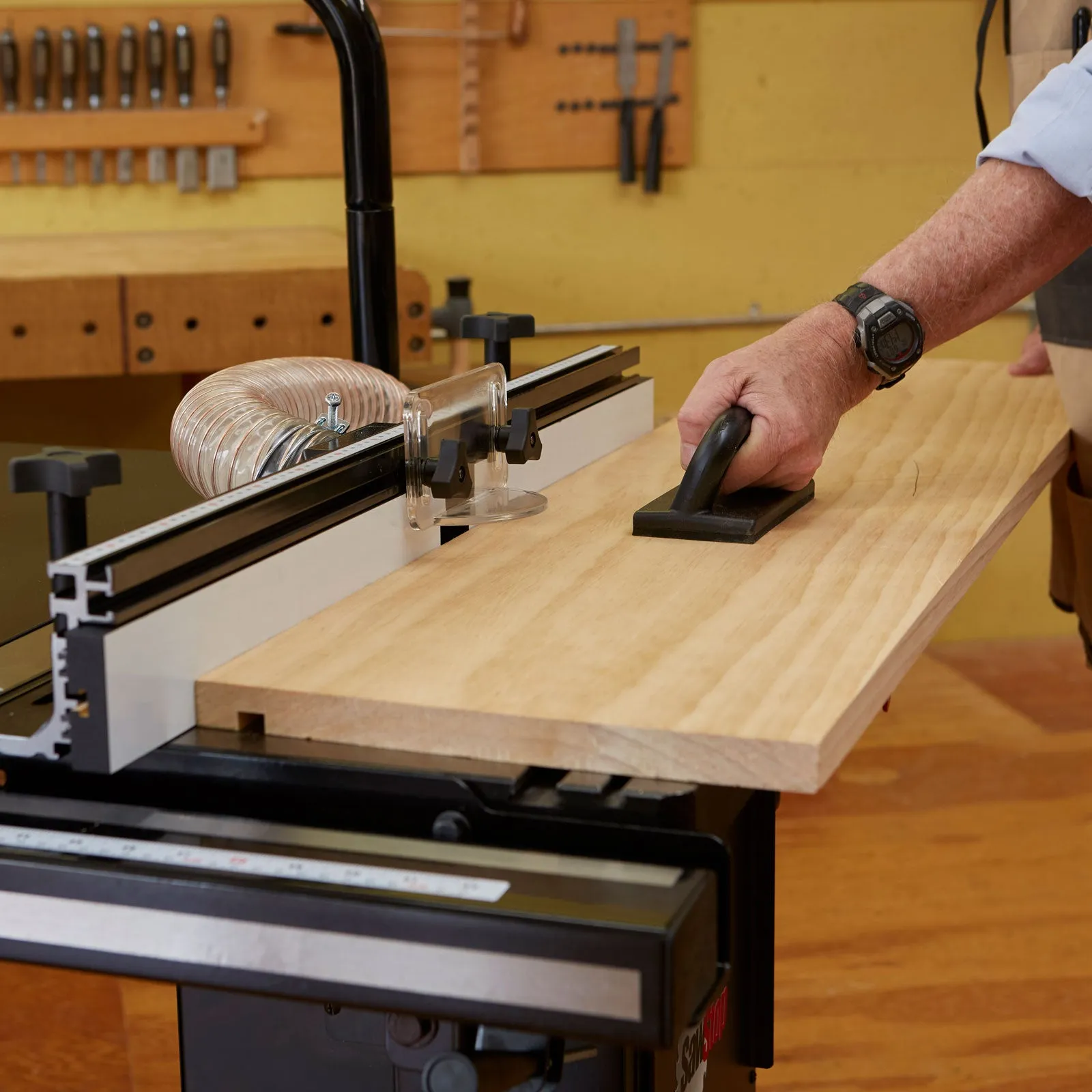 SawStop RT-TGP 27" In-Line Cast-Iron Router Table (Fits PCS & CNS Saws)