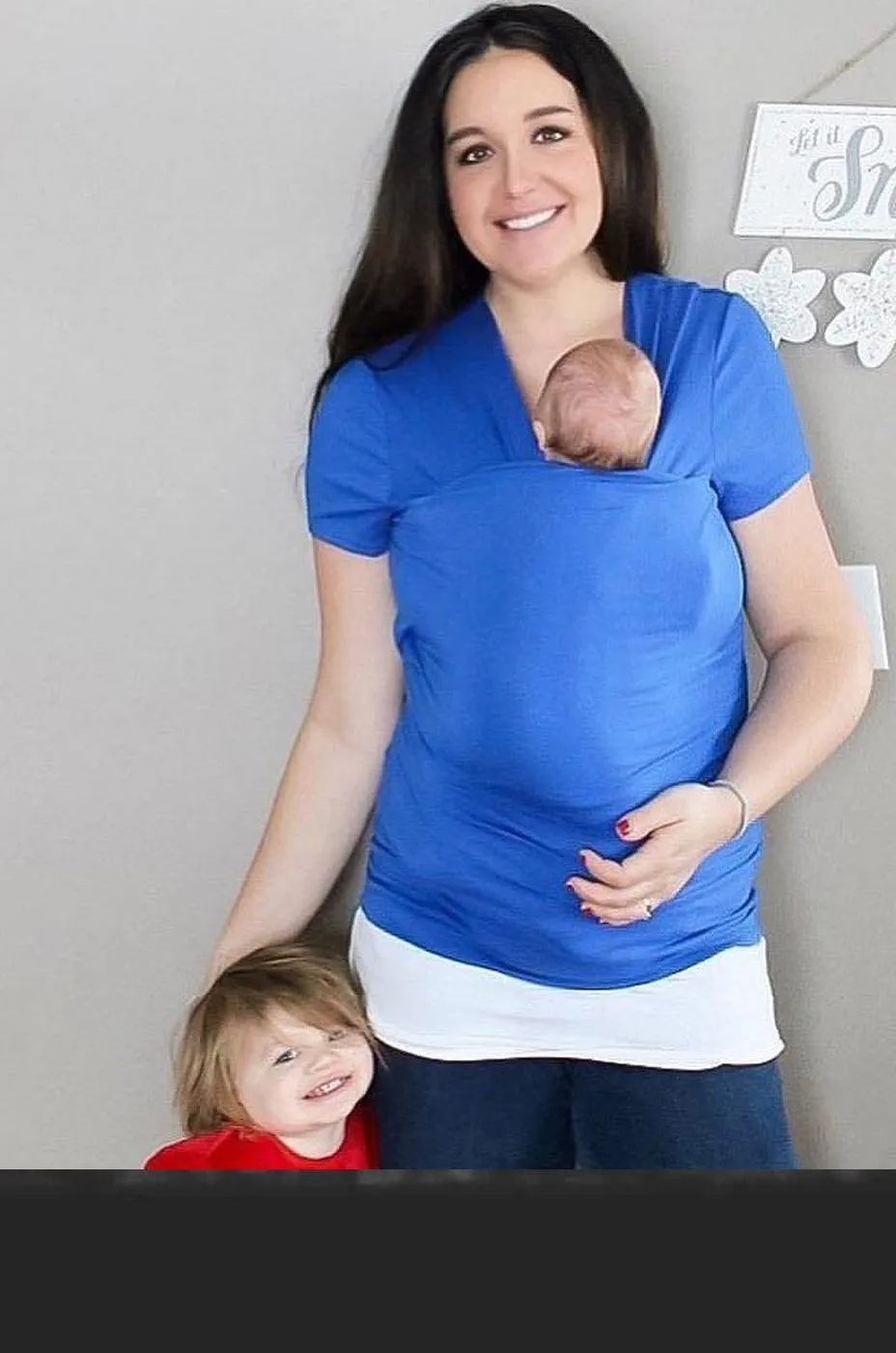Skin To Skin Kangaroo T-Shirt & Nursing  in Orchid