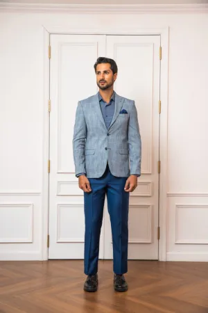 Sky Check Coat MEC59-SKY