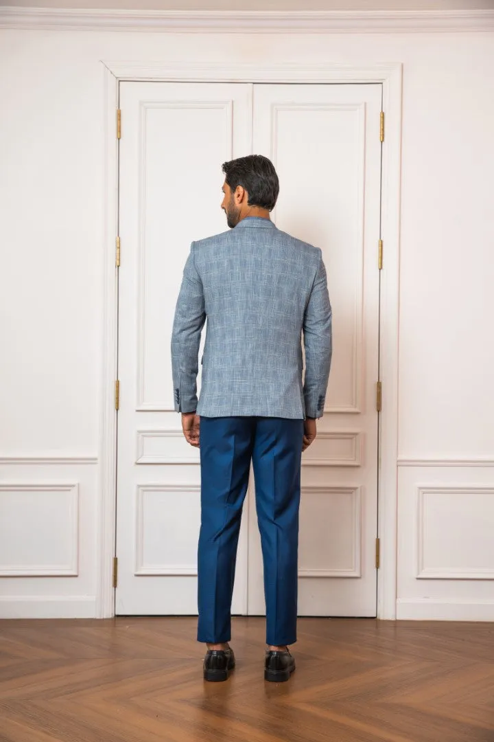 Sky Check Coat MEC59-SKY