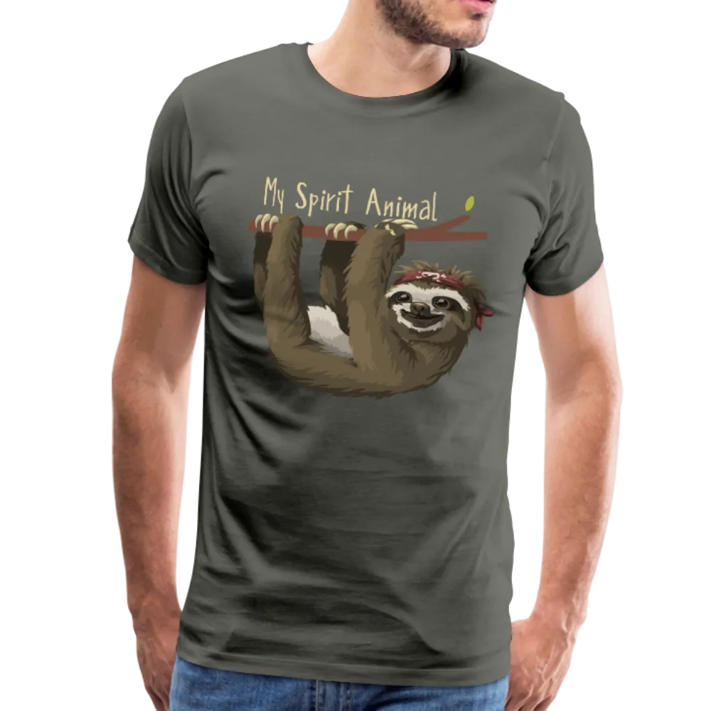 Sloth My Spirit Animal Men's Premium T-Shirt