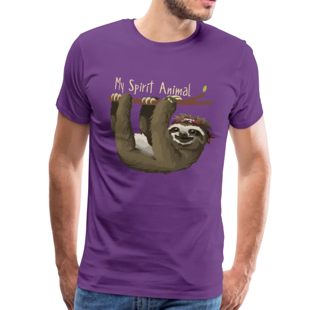 Sloth My Spirit Animal Men's Premium T-Shirt