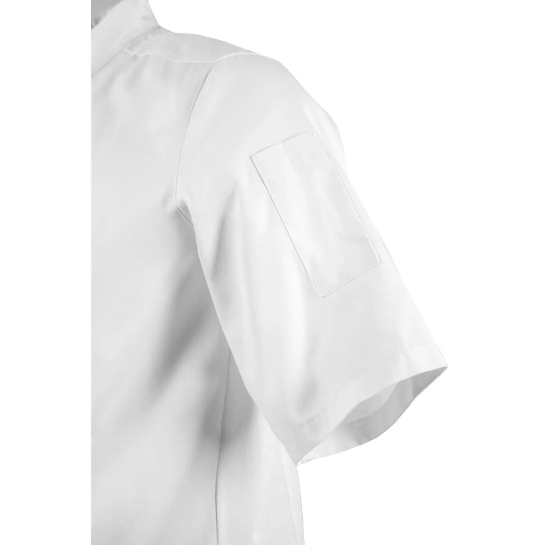 Southside Band Collar Chef Jacket White S
