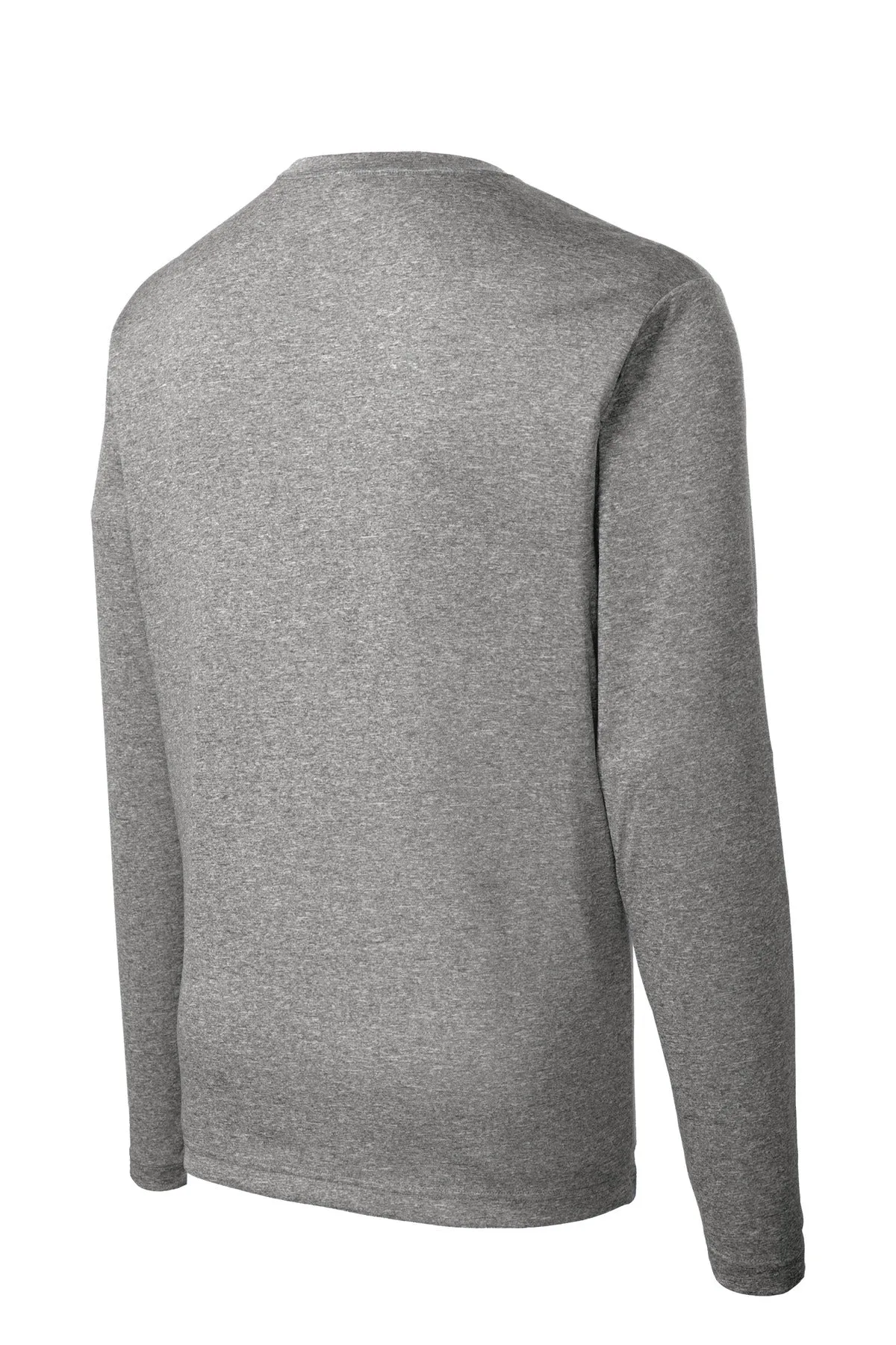Sport-Tek Long Sleeve Heather Contender Tee. ST360LS Vintage Heather