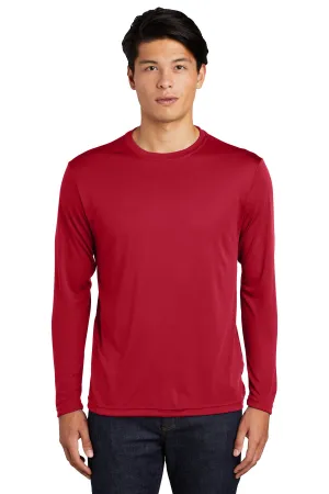 Sport-Tek Long Sleeve PosiCharge Competitor Tee. ST350LS Deep Red