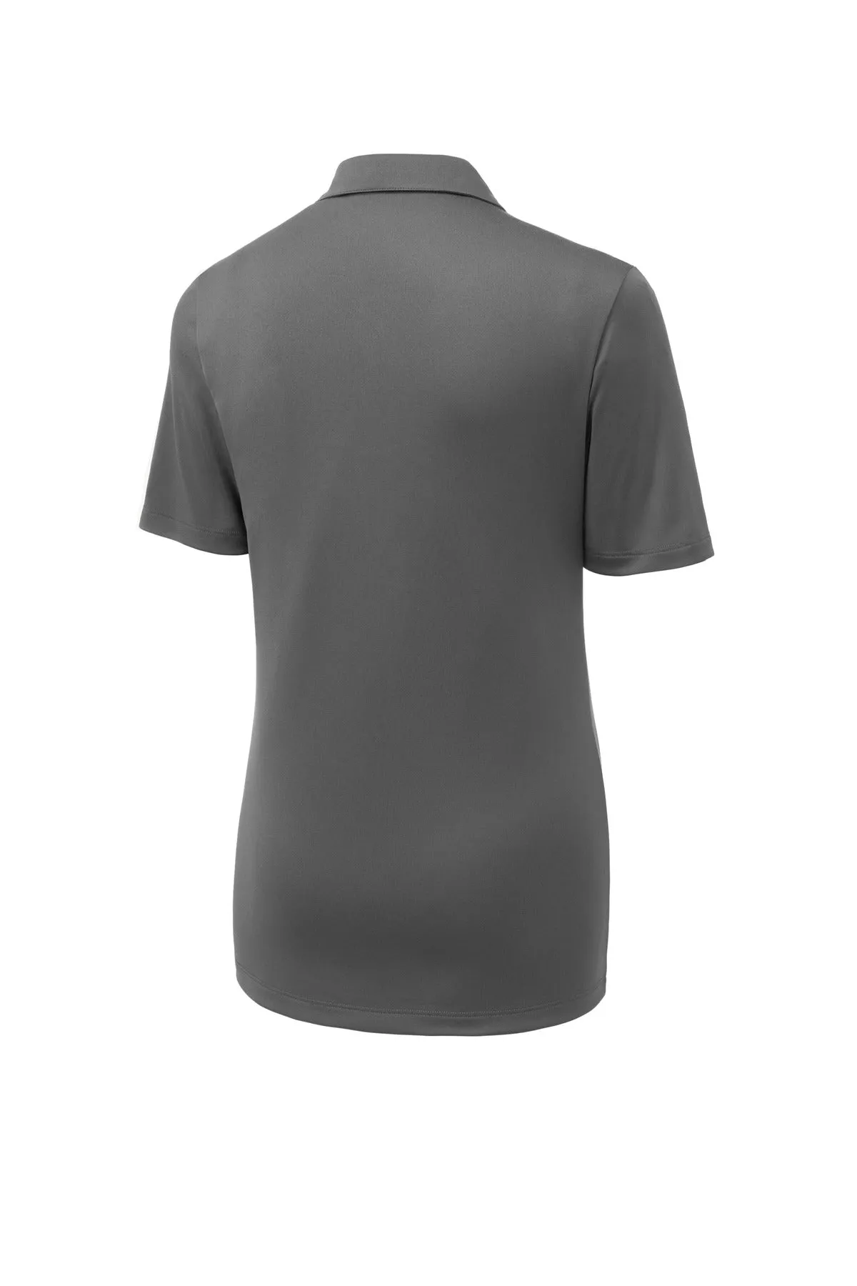 Sport-Tek Women's Posi-UV  Pro Polo.  LST520 Dark Smoke Grey