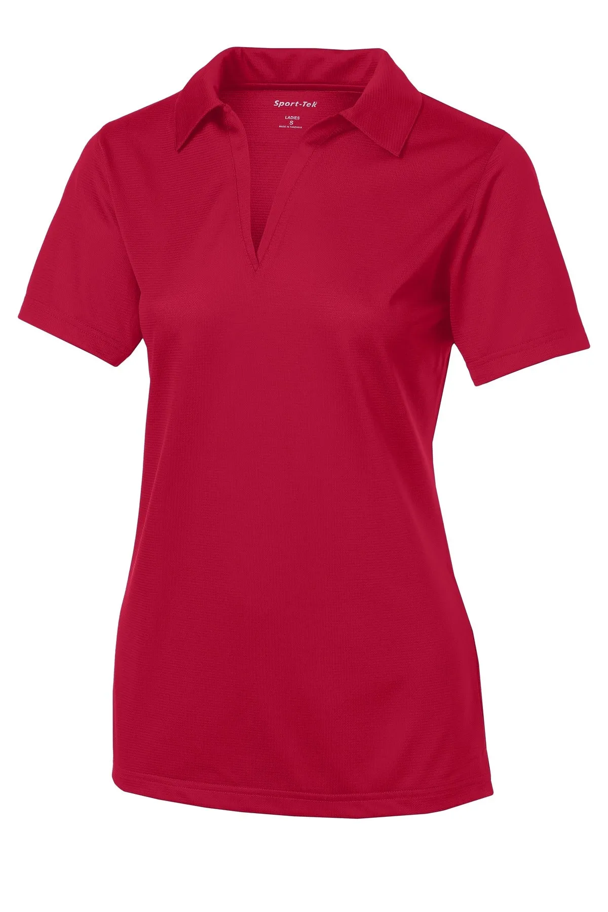 Sport-Tek Women's PosiCharge Active Textured Polo. LST690 True Red