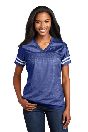 Sport-Tek Women's PosiCharge Replica Jersey. LST307 True Royal/ White