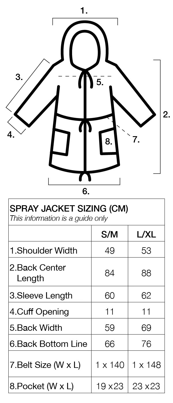 Spray Jacket - Navy Spot
