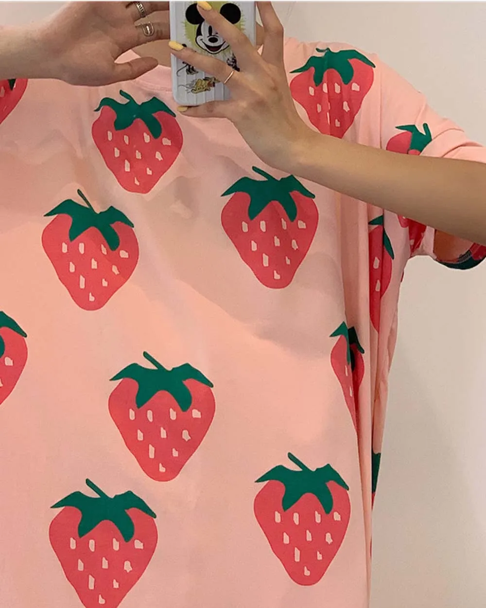 Strawberry Pajama Dress