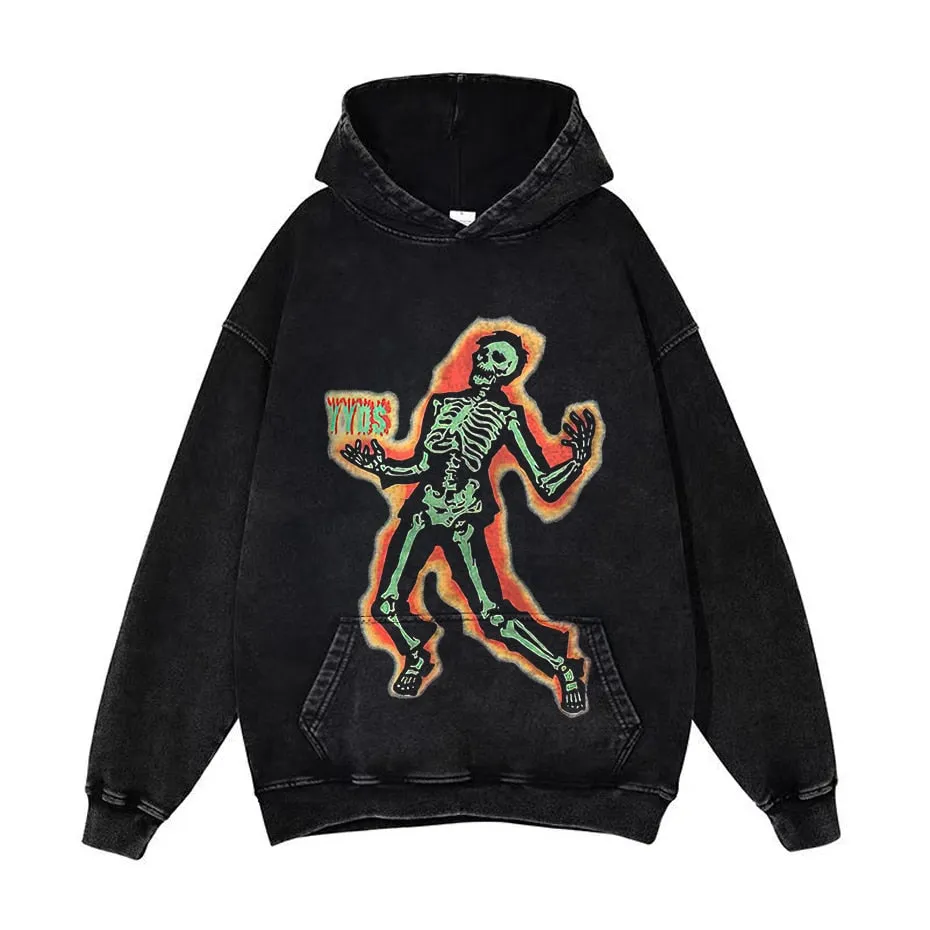 'Strucked Bones' Oversized Hoodie