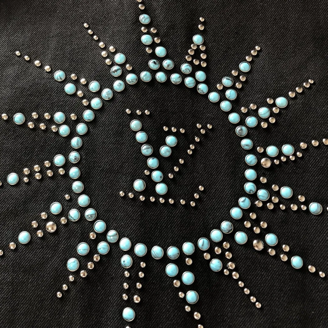 Studded Star Embellished Jacket