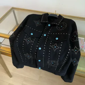Studded Star Embellished Jacket