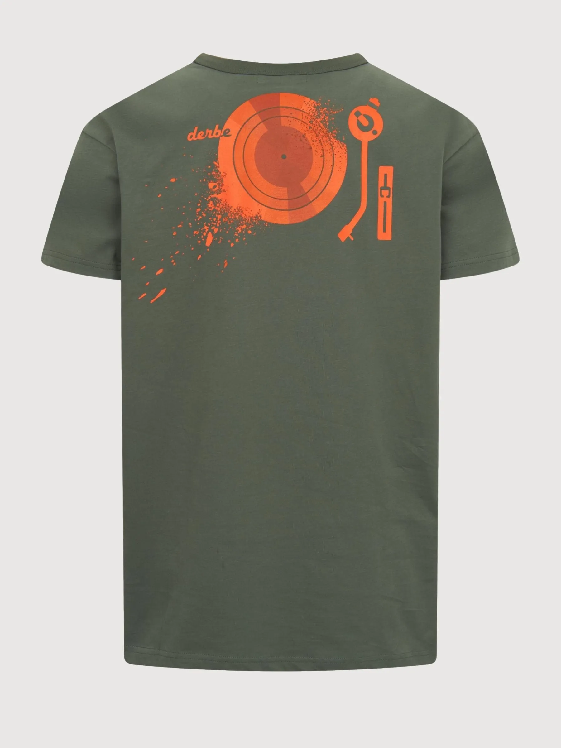 T-Shirt Olive Men Cotton | Derbe