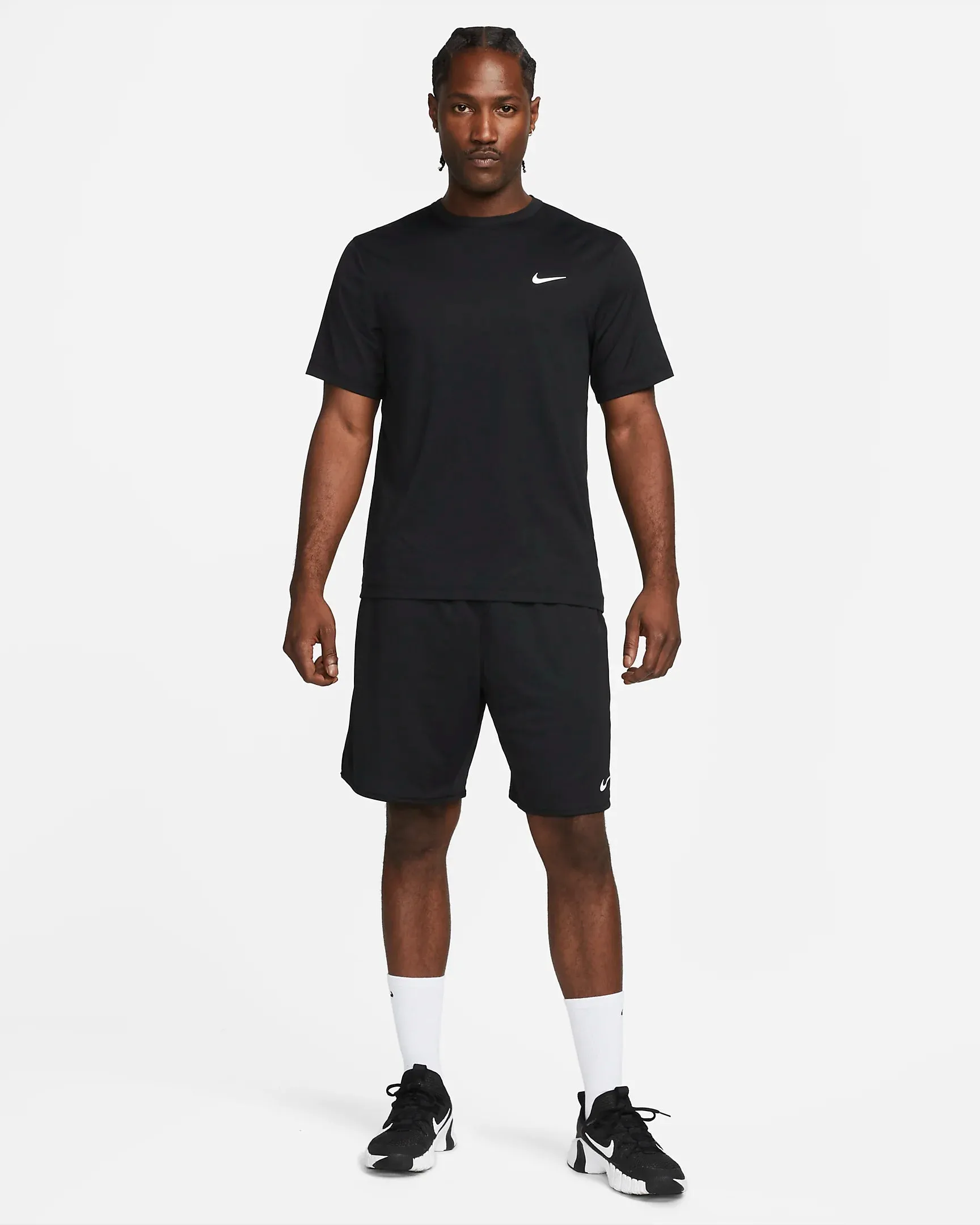 T-SHIRT TRAINING NIKE DRY-FIT RUN MAGLIA UOMO HYVERSE NERA