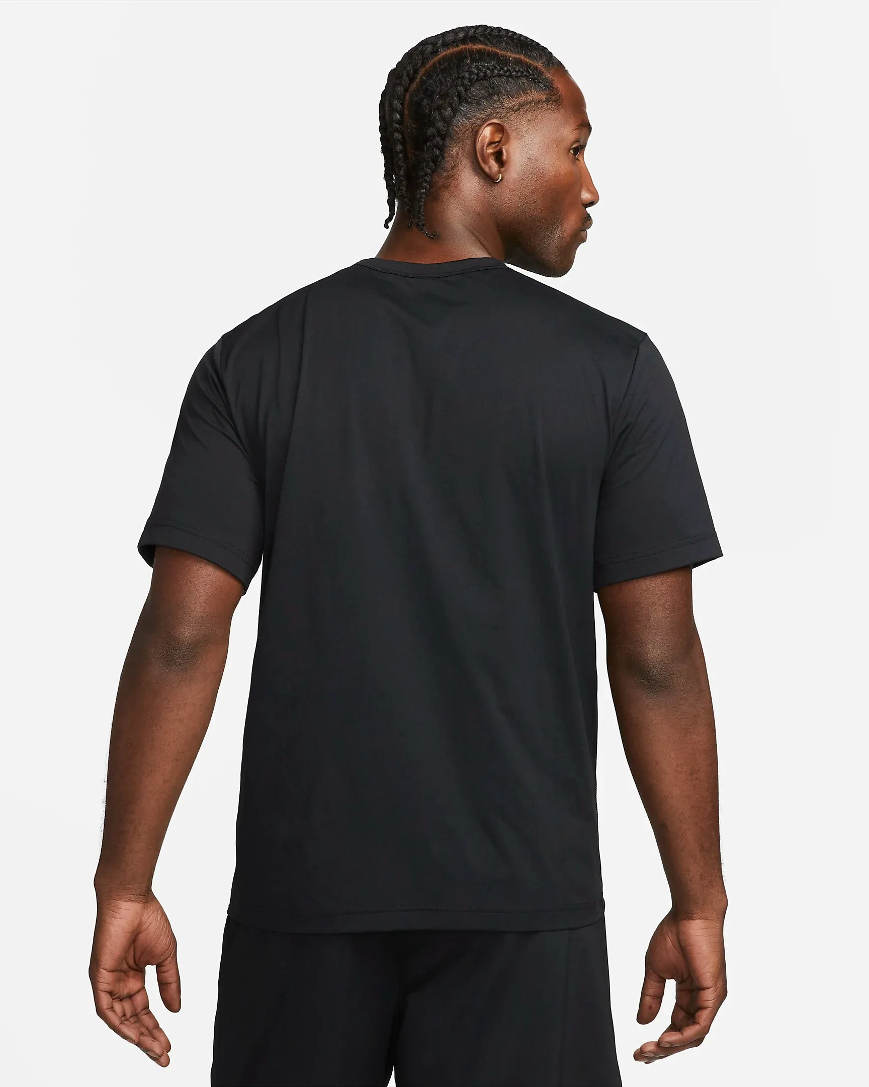 T-SHIRT TRAINING NIKE DRY-FIT RUN MAGLIA UOMO HYVERSE NERA