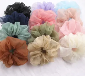 Tan Oversized Scrunchie