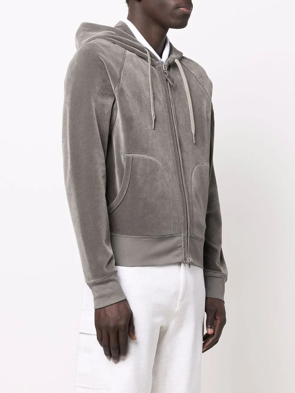 Textured track jacket