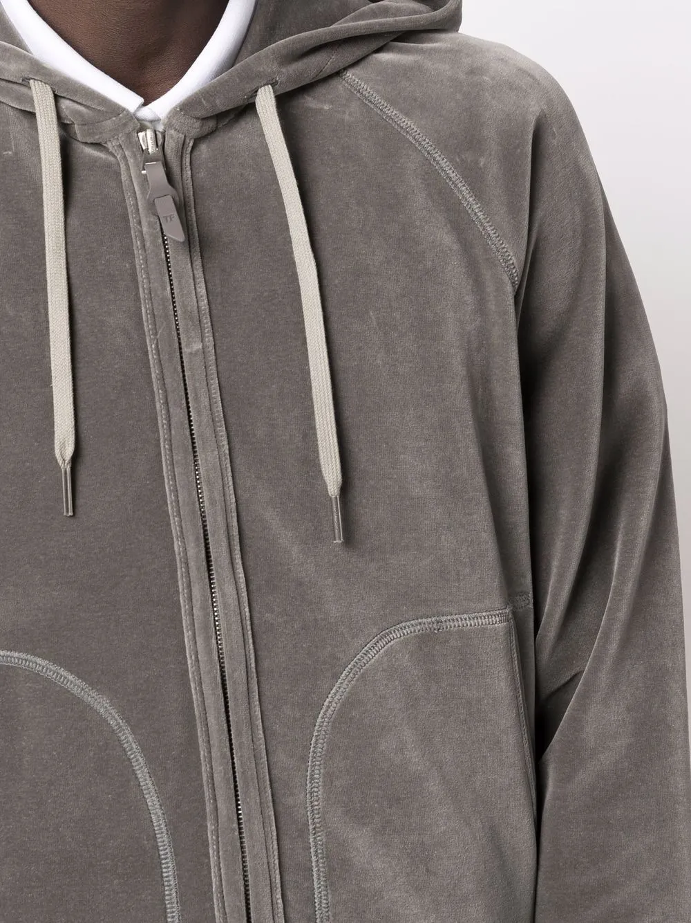 Textured track jacket