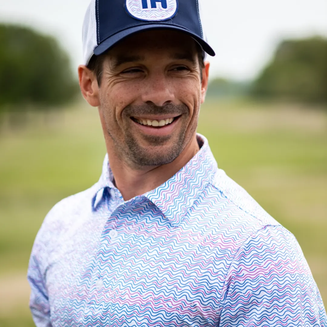 The Electric Wave Pattern Performance Polo