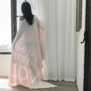 Throw Blanket DREAM HOPE LOVE