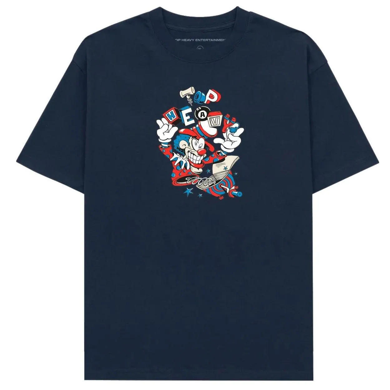 TOP HEAVY Jacked Tee Navy