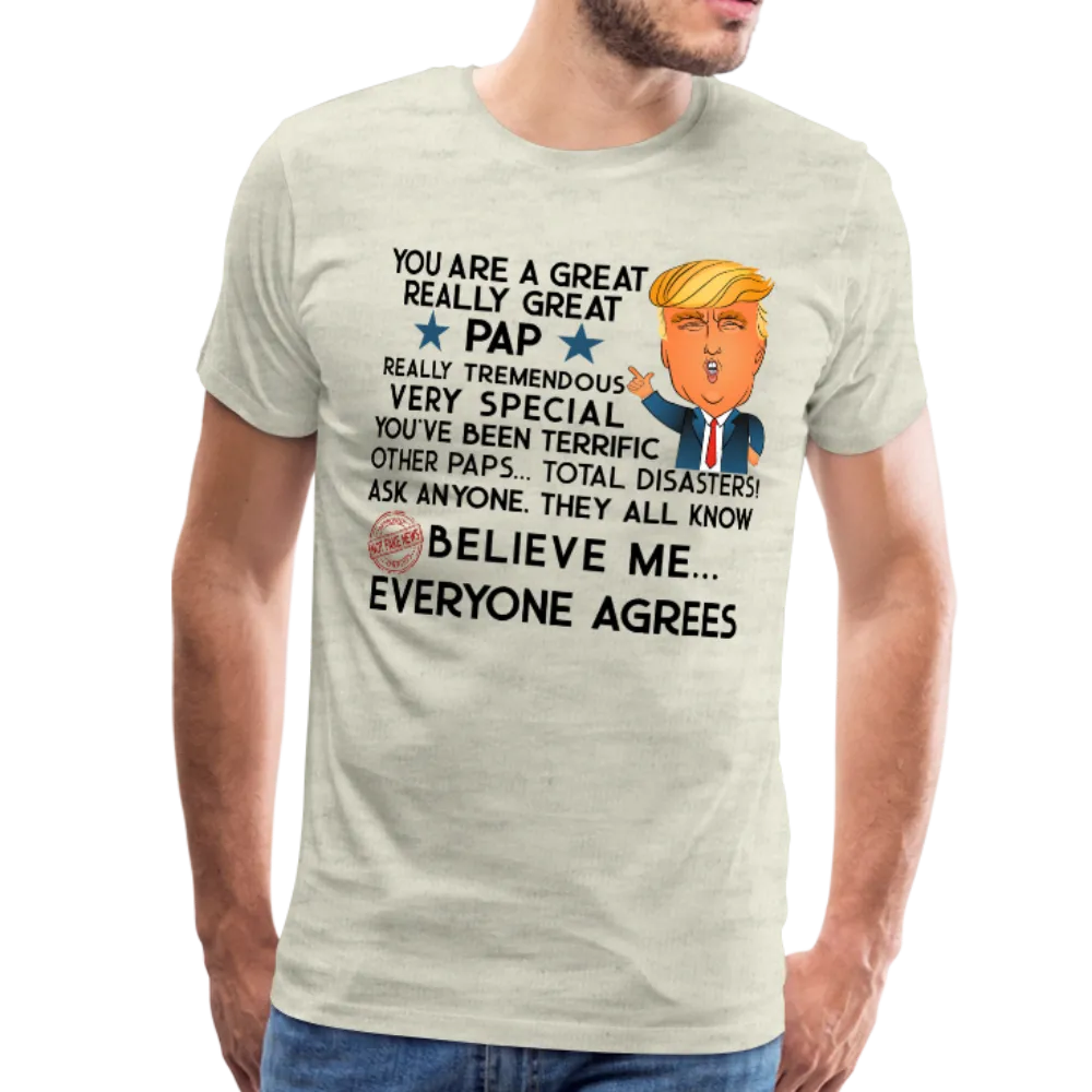 Trump Pap Men's Premium T-Shirt (Ck1915)