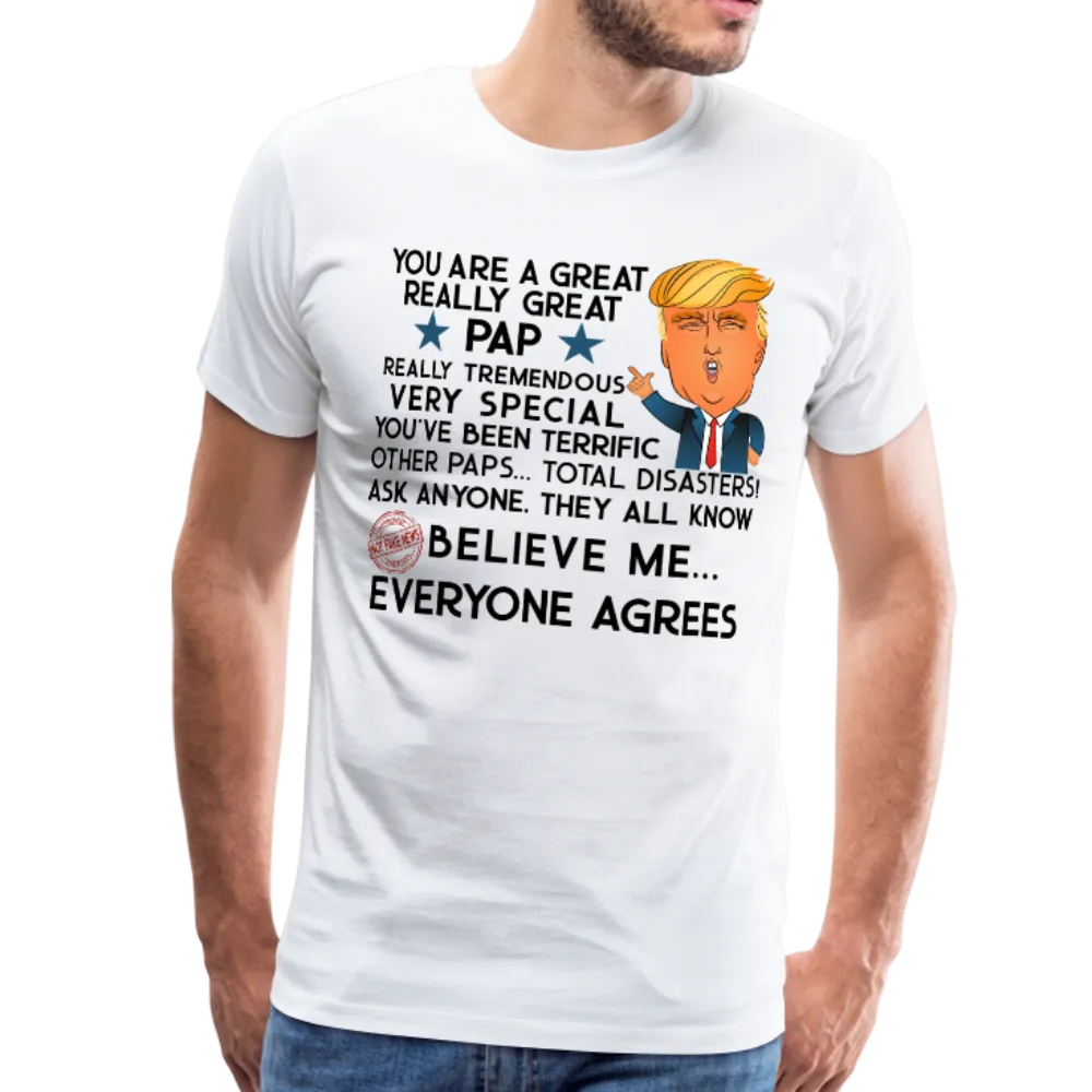 Trump Pap Men's Premium T-Shirt (Ck1915)