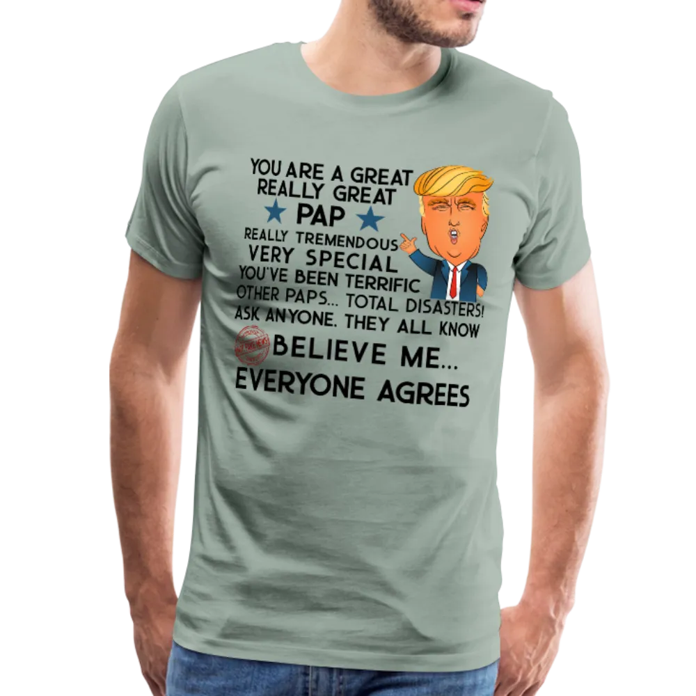 Trump Pap Men's Premium T-Shirt (Ck1915)