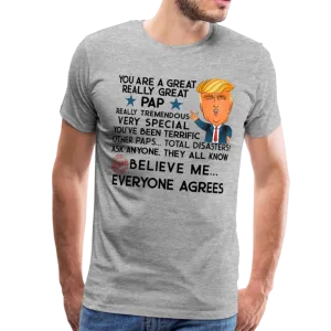 Trump Pap Men's Premium T-Shirt (Ck1915)