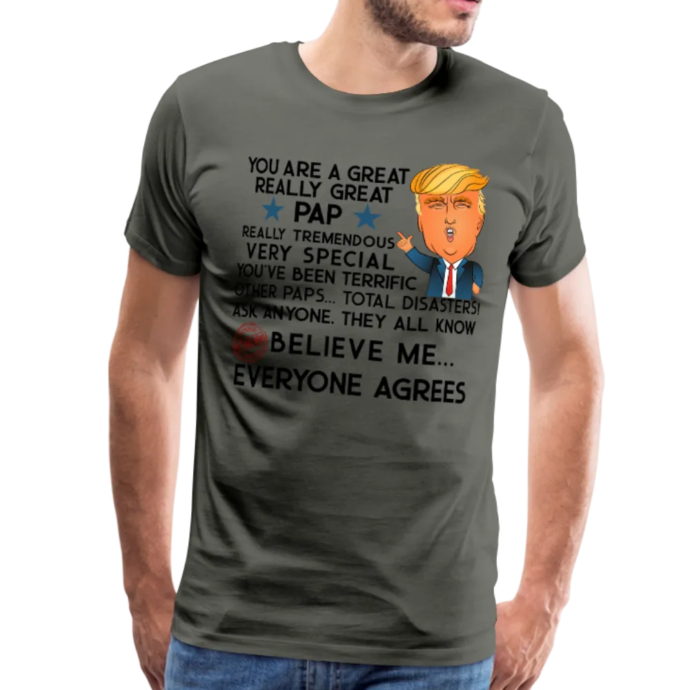 Trump Pap Men's Premium T-Shirt (Ck1915)