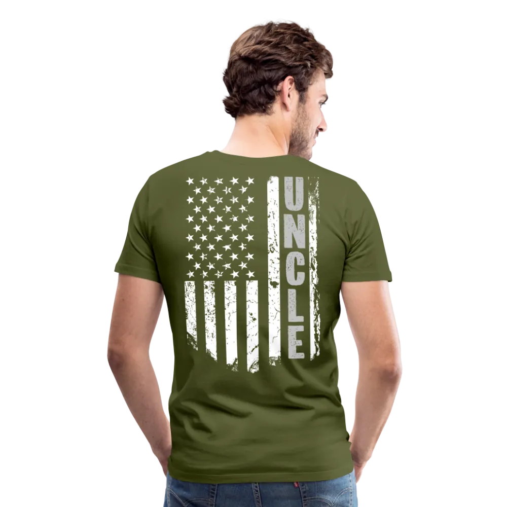 Uncle American Flag Men's Premium T-Shirt