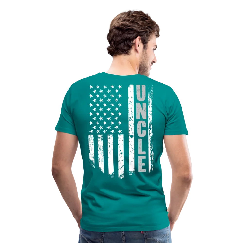 Uncle American Flag Men's Premium T-Shirt