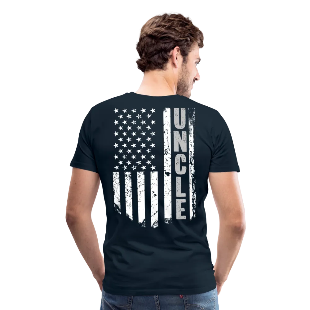 Uncle American Flag Men's Premium T-Shirt