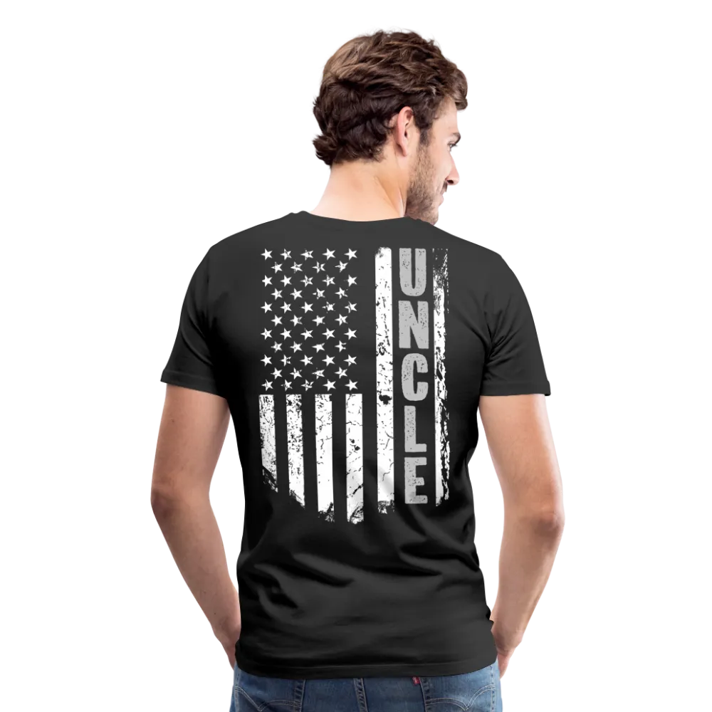 Uncle American Flag Men's Premium T-Shirt