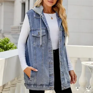 VantaVogue Denim Vest