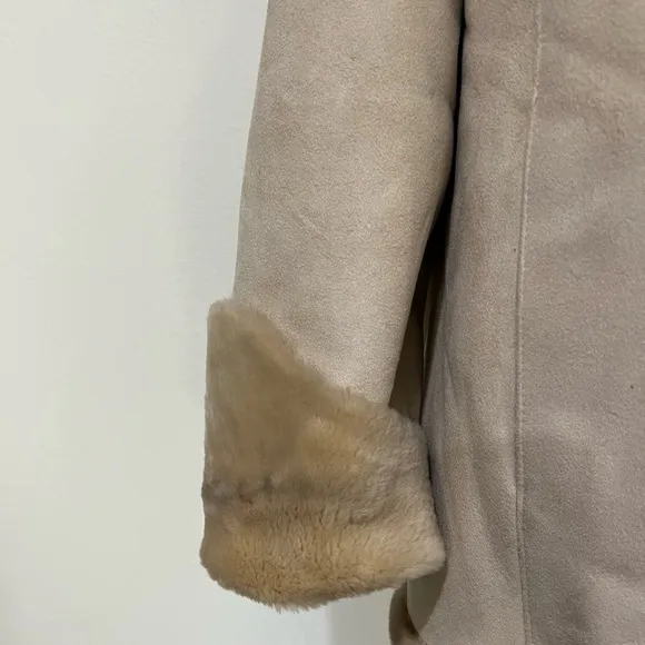 Vintage Calvin Klein Faux fur coat