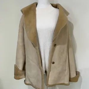Vintage Calvin Klein Faux fur coat