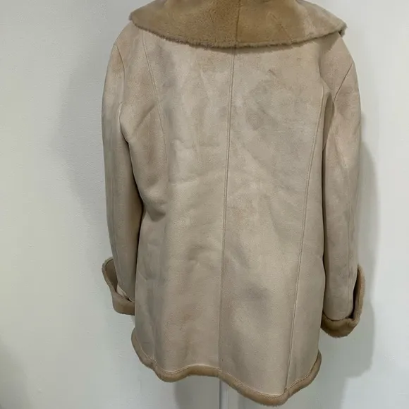 Vintage Calvin Klein Faux fur coat