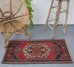 Vintage Mini Turkish Rug