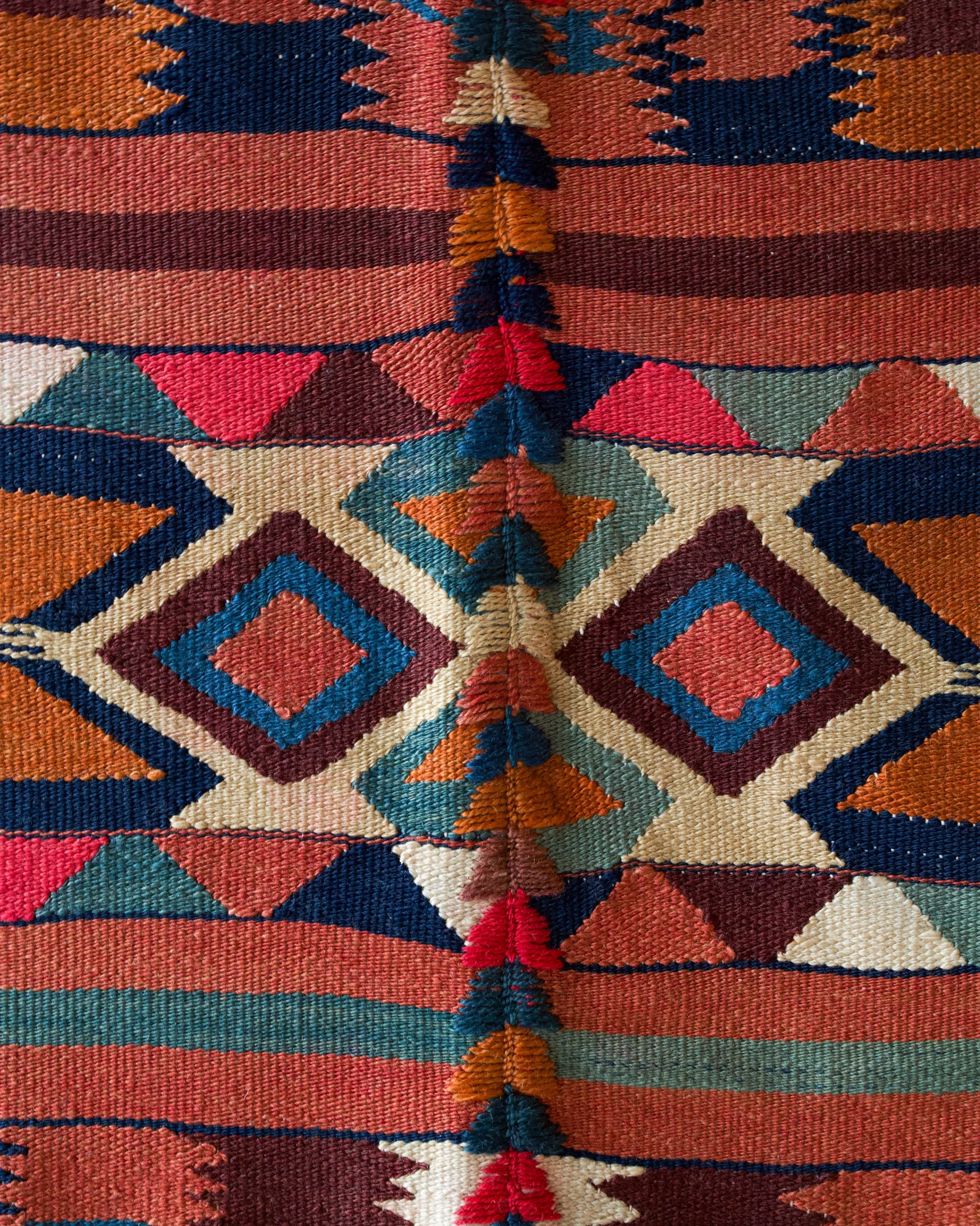 Vintage Western Anatolian Kilim Rug 4'8"x8'3"