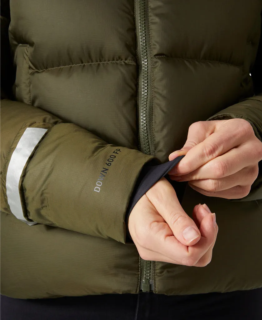 W ESSENCE DOWN JACKET, Utility Green