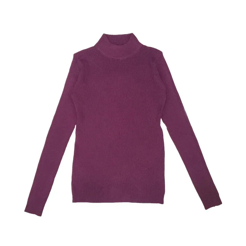 Winter Top Pull Femme Turtleneck Pullovers Sweaters Long Sleeve Slim Oversize Korean Women's Sweater