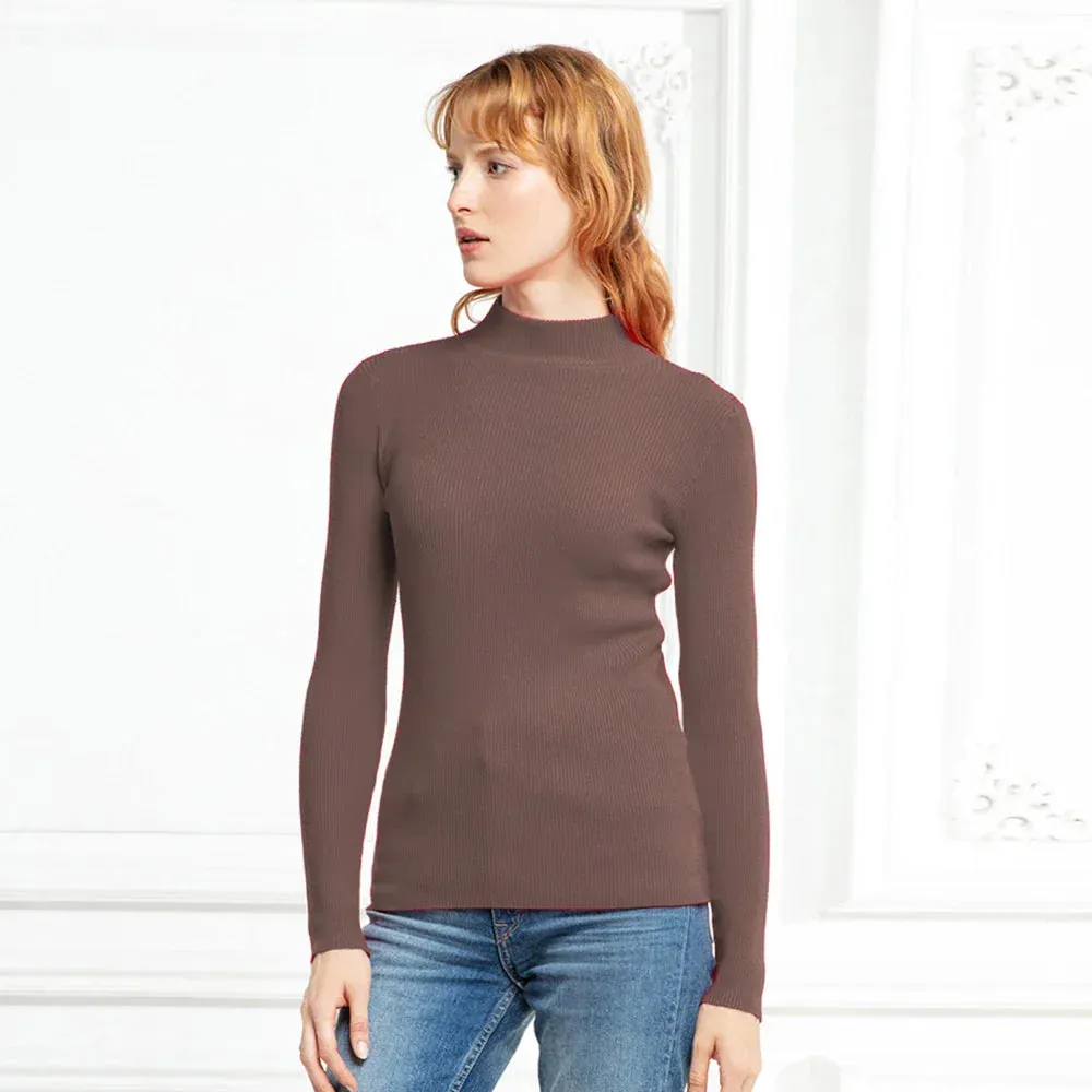 Winter Top Pull Femme Turtleneck Pullovers Sweaters Long Sleeve Slim Oversize Korean Women's Sweater