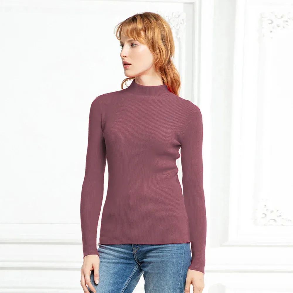 Winter Top Pull Femme Turtleneck Pullovers Sweaters Long Sleeve Slim Oversize Korean Women's Sweater